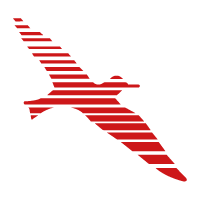 Pictogramme d'oiseau rouge de l'ESAT