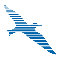 Pictogramme d'oiseau bleu de la MAS
