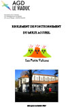 Télécharger le règlement de fonctionnement des petits volcans visuel de la couvertuire du règlement de fonctionnement du multi-accueil des petits volcans