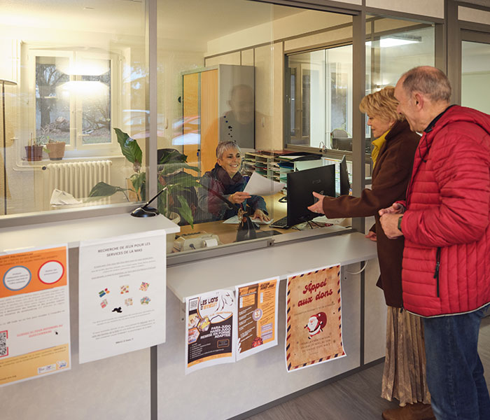 bureau d'accueil de l'AGD Le Viaduc