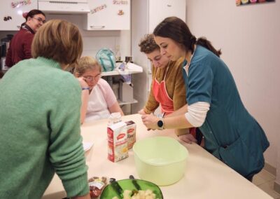 mise en œuvre d'une recette de cuisine au FOI