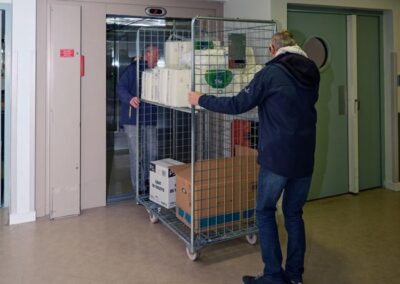livraison par le service droguerie du FOI